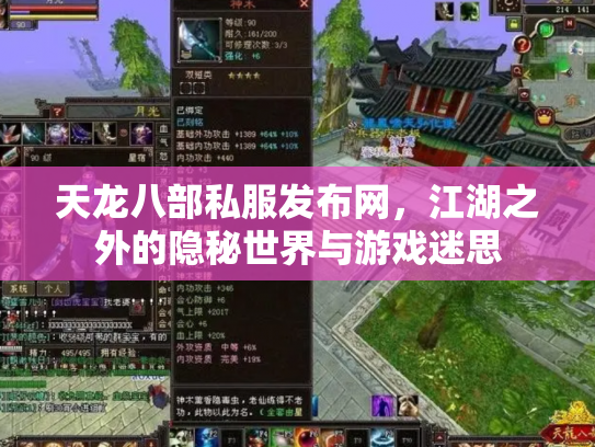 天龙八部私服发布网，江湖之外的隐秘世界与游戏迷思