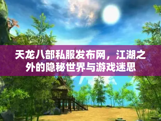 天龙八部私服发布网，江湖之外的隐秘世界与游戏迷思
