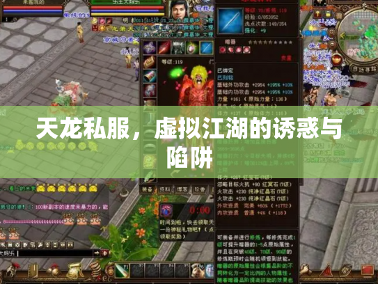 天龙私服，虚拟江湖的诱惑与陷阱