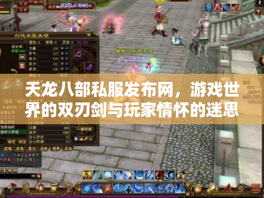 天龙八部私服发布网，游戏世界的双刃剑与玩家情怀的迷思