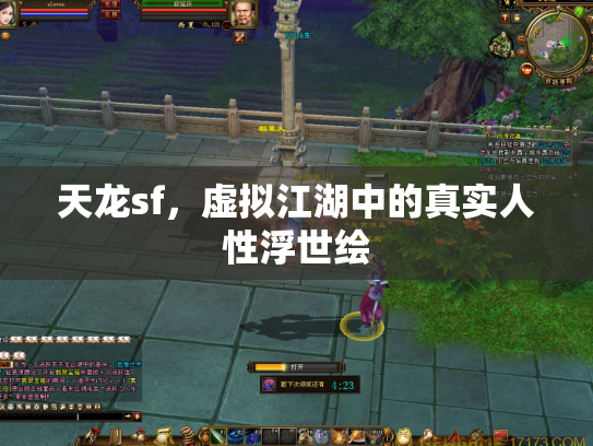 天龙sf，虚拟江湖中的真实人性浮世绘