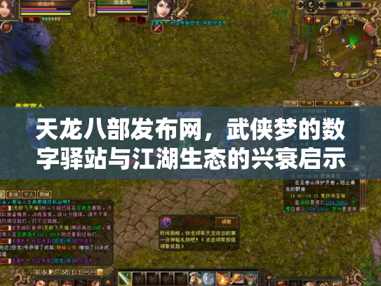 天龙八部发布网，武侠梦的数字驿站与江湖生态的兴衰启示录
