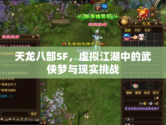 天龙八部SF，虚拟江湖中的武侠梦与现实挑战
