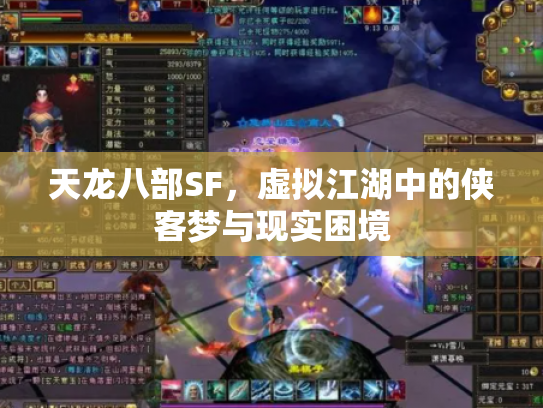 天龙八部SF，虚拟江湖中的侠客梦与现实困境