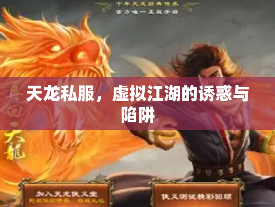 天龙私服，虚拟江湖的诱惑与陷阱
