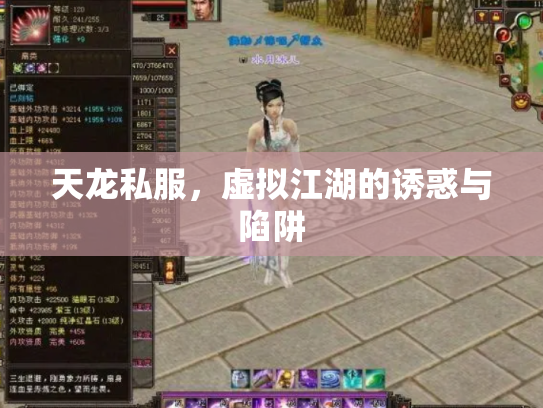 天龙私服，虚拟江湖的诱惑与陷阱