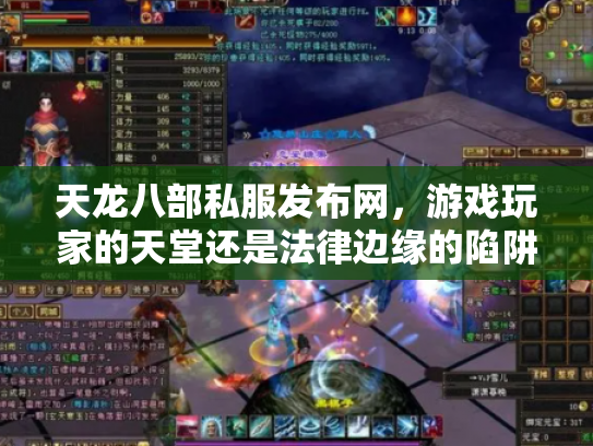 天龙八部私服发布网，游戏玩家的天堂还是法律边缘的陷阱？