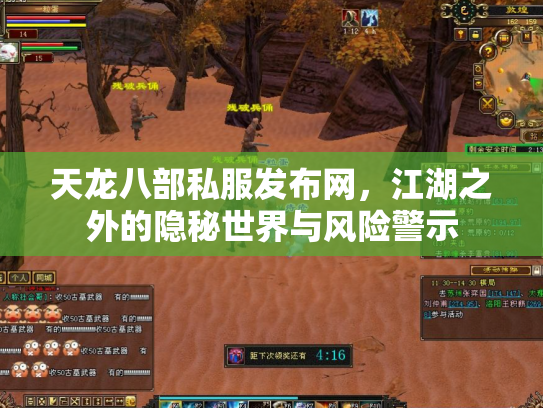 天龙八部私服发布网，江湖之外的隐秘世界与风险警示