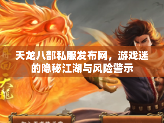 天龙八部私服发布网，游戏迷的隐秘江湖与风险警示