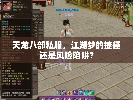 天龙八部私服，江湖梦的捷径还是风险陷阱？