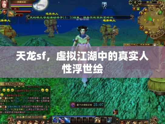 天龙sf，虚拟江湖中的真实人性浮世绘