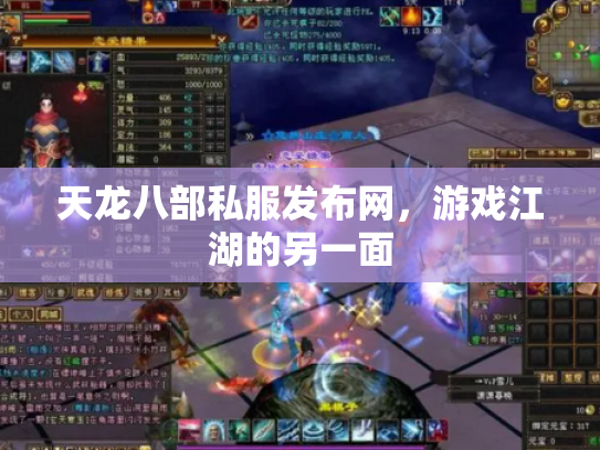 天龙八部私服发布网，游戏江湖的另一面