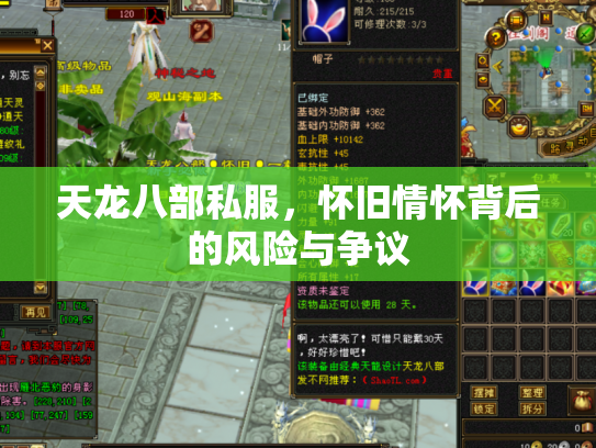 天龙八部私服，怀旧情怀背后的风险与争议