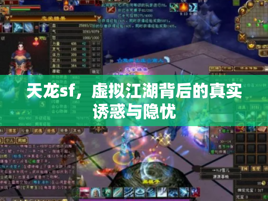 天龙sf，虚拟江湖背后的真实诱惑与隐忧