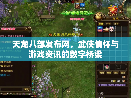 天龙八部发布网，武侠情怀与游戏资讯的数字桥梁