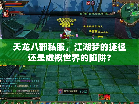 天龙八部私服，江湖梦的捷径还是虚拟世界的陷阱？
