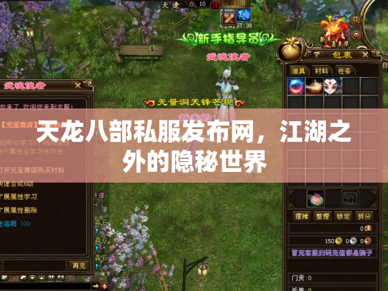 天龙八部私服发布网，江湖之外的隐秘世界