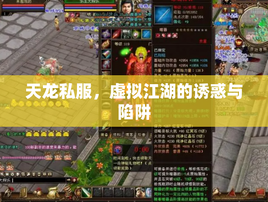 天龙私服，虚拟江湖的诱惑与陷阱