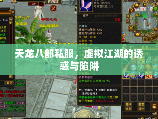 天龙八部私服，虚拟江湖的诱惑与陷阱