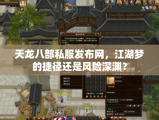天龙八部私服发布网，江湖梦的捷径还是风险深渊？