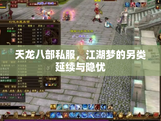 天龙八部私服，江湖梦的另类延续与隐忧