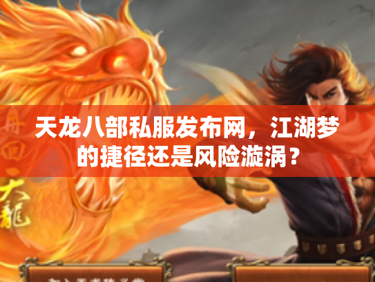 天龙八部私服发布网，江湖梦的捷径还是风险漩涡？