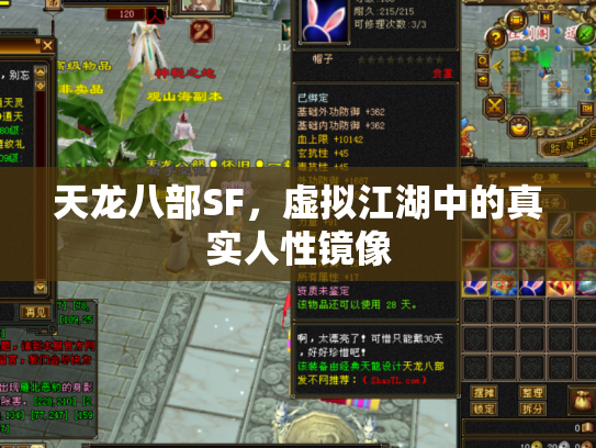 天龙八部SF，虚拟江湖中的真实人性镜像