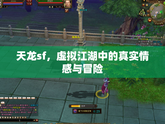 天龙sf，虚拟江湖中的真实情感与冒险