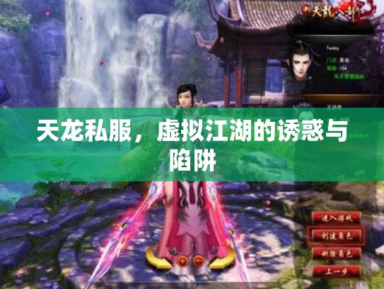天龙私服，虚拟江湖的诱惑与陷阱