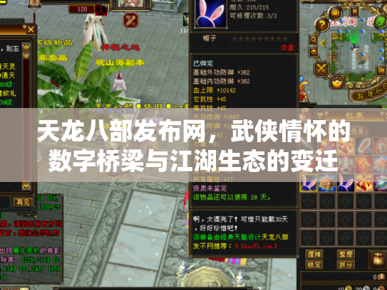 天龙八部发布网，武侠情怀的数字桥梁与江湖生态的变迁