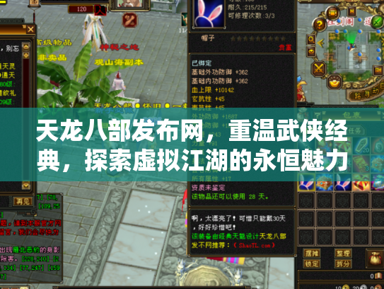 天龙八部发布网，重温武侠经典，探索虚拟江湖的永恒魅力