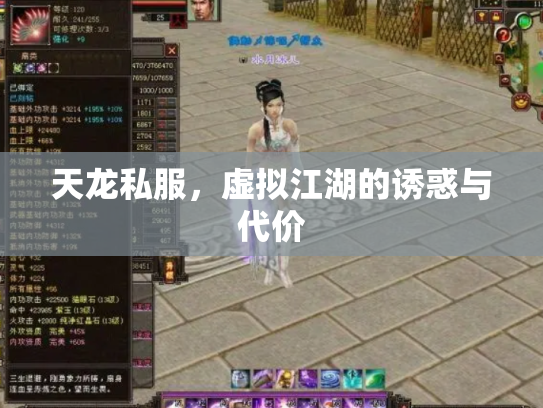 天龙私服，虚拟江湖的诱惑与代价