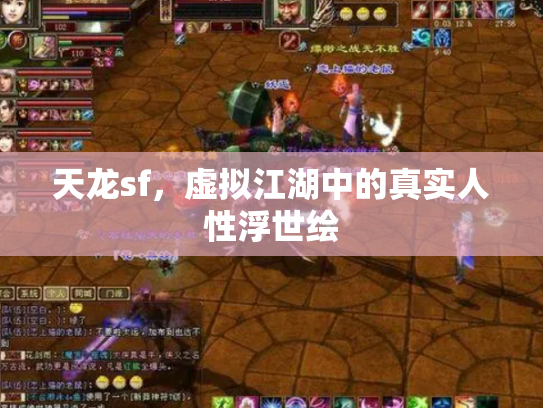 天龙sf，虚拟江湖中的真实人性浮世绘