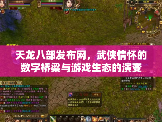 天龙八部发布网，武侠情怀的数字桥梁与游戏生态的演变