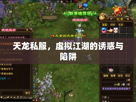天龙私服，虚拟江湖的诱惑与陷阱