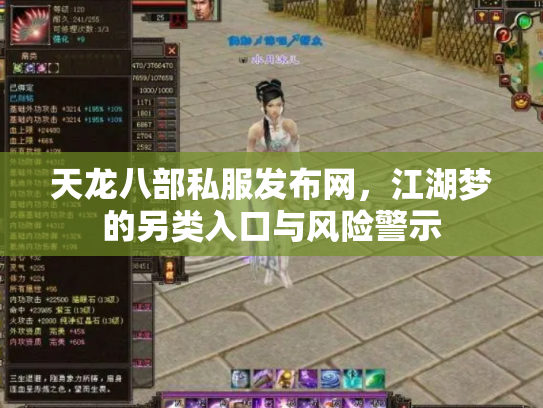 天龙八部私服发布网，江湖梦的另类入口与风险警示