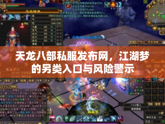 天龙八部私服发布网，江湖梦的另类入口与风险警示