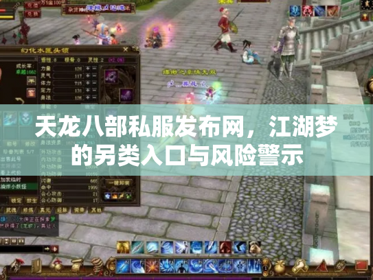 天龙八部私服发布网，江湖梦的另类入口与风险警示