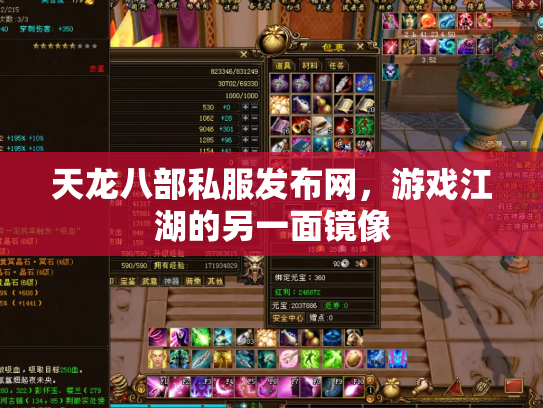 天龙八部私服发布网，游戏江湖的另一面镜像