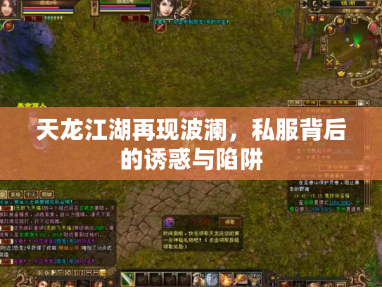 天龙江湖再现波澜，私服背后的诱惑与陷阱