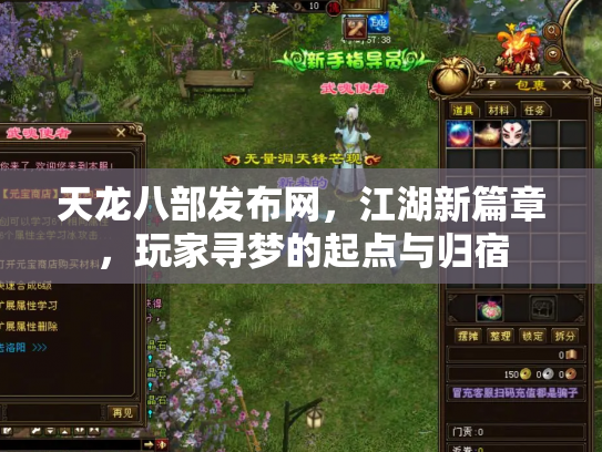 天龙八部发布网，江湖新篇章，玩家寻梦的起点与归宿