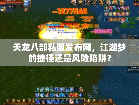 天龙八部私服发布网，江湖梦的捷径还是风险陷阱？