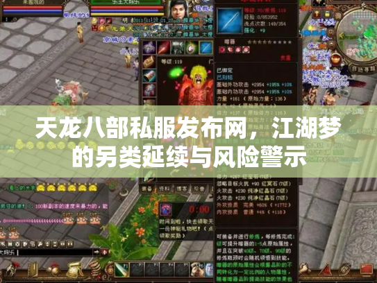 天龙八部私服发布网，江湖梦的另类延续与风险警示
