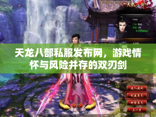 天龙八部私服发布网，游戏情怀与风险并存的双刃剑