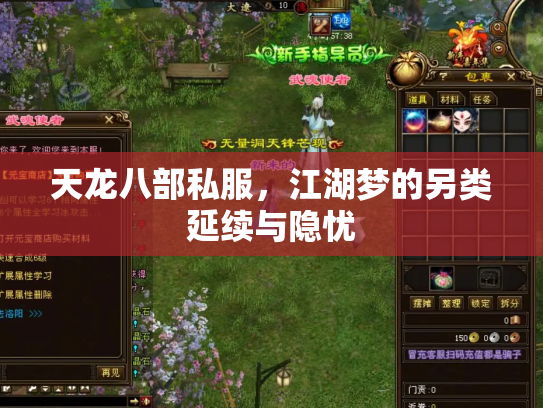 天龙八部私服，江湖梦的另类延续与隐忧