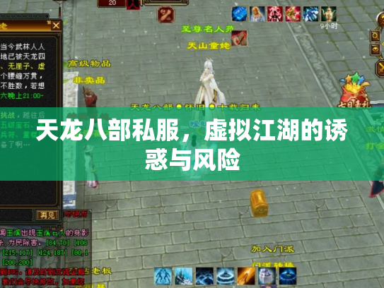 天龙八部私服，虚拟江湖的诱惑与风险