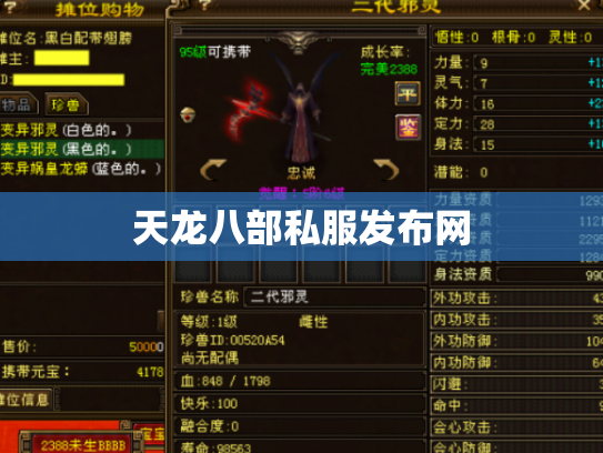 天龙八部私服发布网