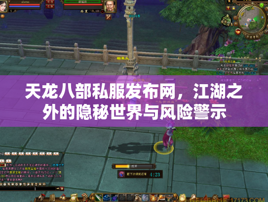 天龙八部私服发布网，江湖之外的隐秘世界与风险警示