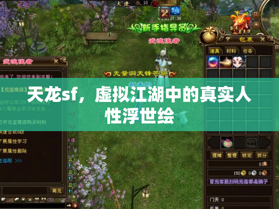 天龙sf，虚拟江湖中的真实人性浮世绘