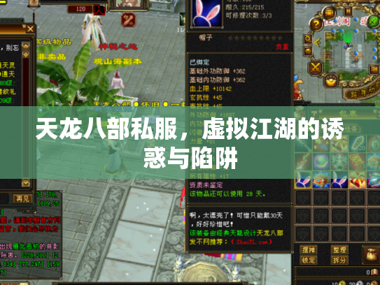 天龙八部私服，虚拟江湖的诱惑与陷阱